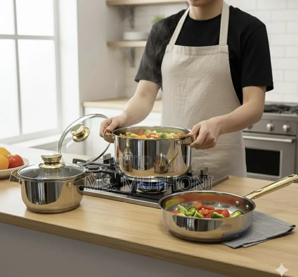 High Quality 8pc Peterhof Stainless Steel Cookware*