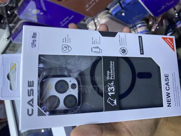 Supfine Magnetic Compatible iPhone 12 Pro Max Transluscent Case - main view