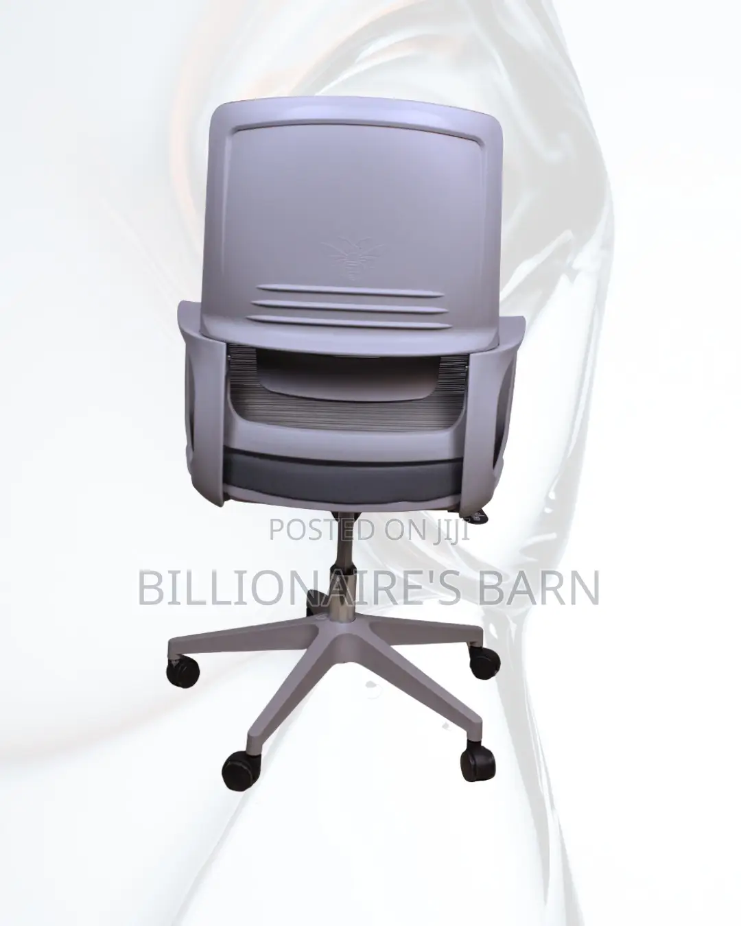New Arrival Grey Ergonomic Mesh Office Chair — Strong Stable Base