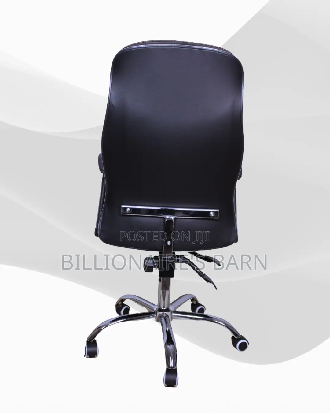 Ergonomic Executive Leather Office Chair — Great for Study or Work