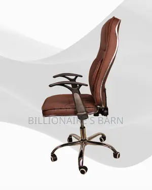 Ergonomic Executive Leather Chair | Sleek Headrest Support