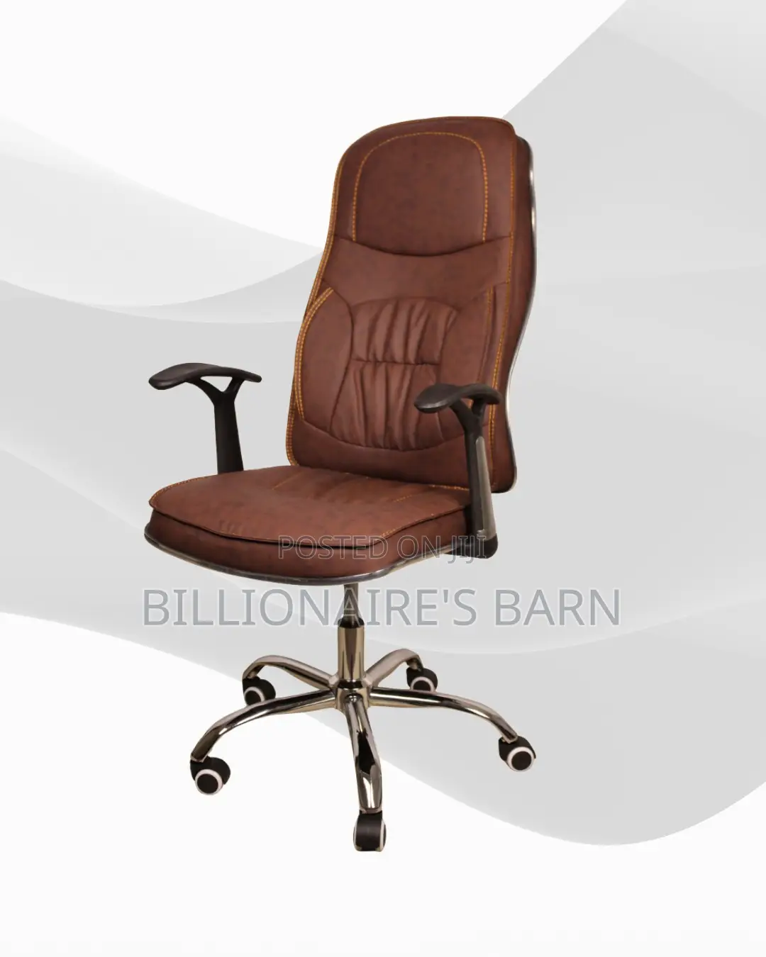 Ergonomic Executive Leather Chair | Sleek Headrest Support