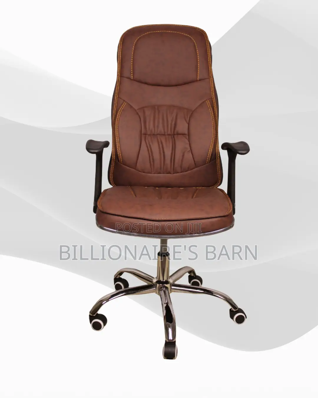 Ergonomic Executive Leather Chair | Sleek Headrest Support