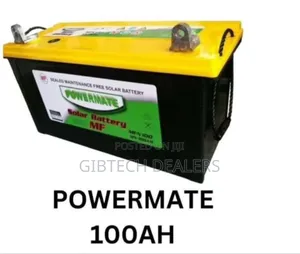 Powermate 100ah Solar Battery Dry Cell Maintenance Solar Battery