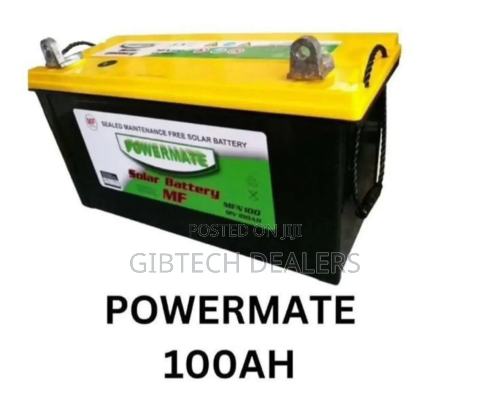 Powermate 100ah Solar Battery Dry Cell Solar Battery