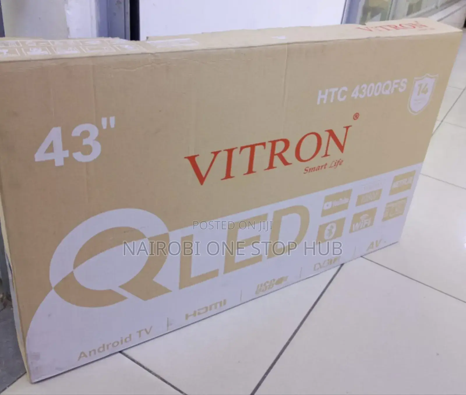 Htc4300qfs Vitron 43 Inch Qled Smart Tv