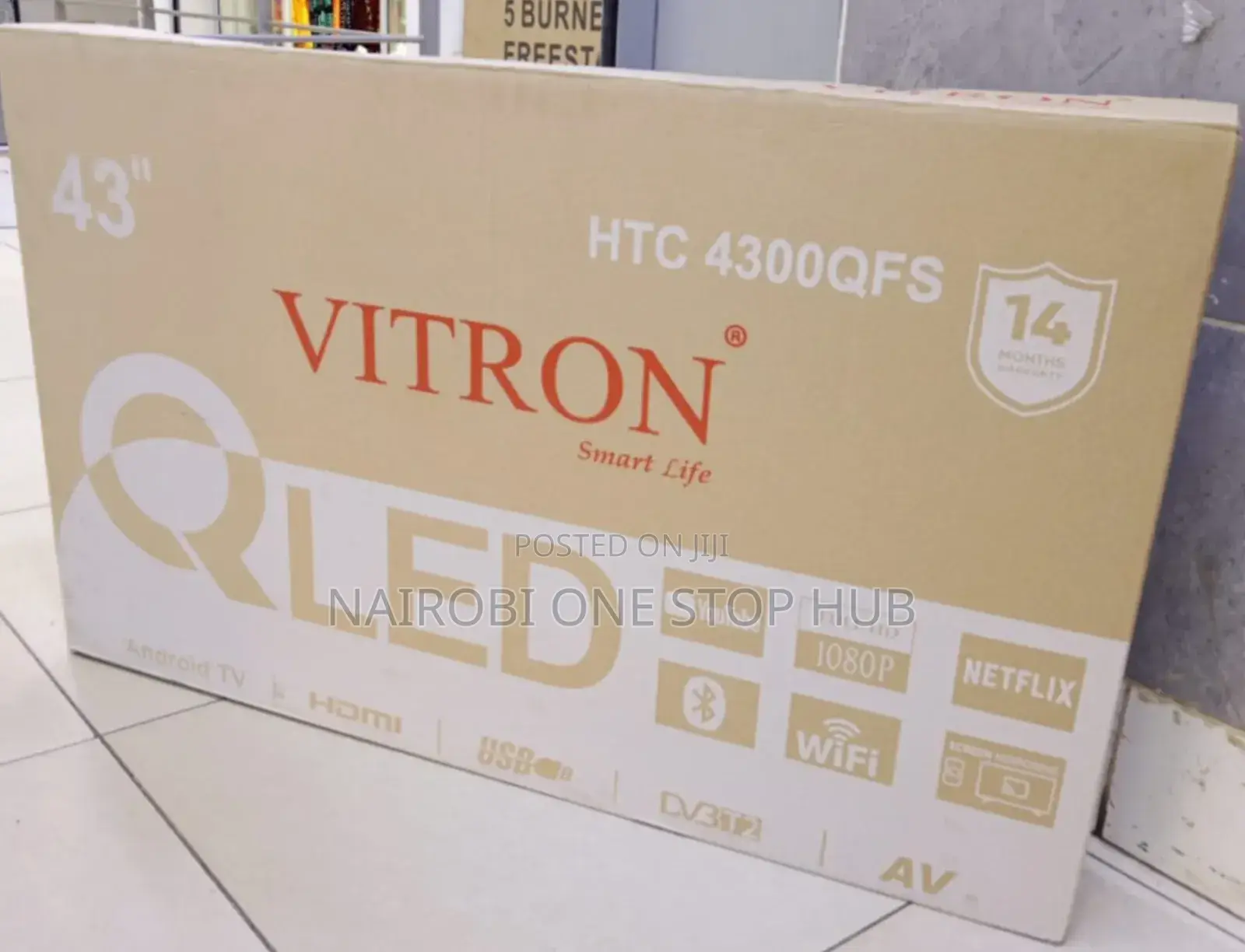 Htc4300qfs Vitron 43 Inch Qled Smart Tv
