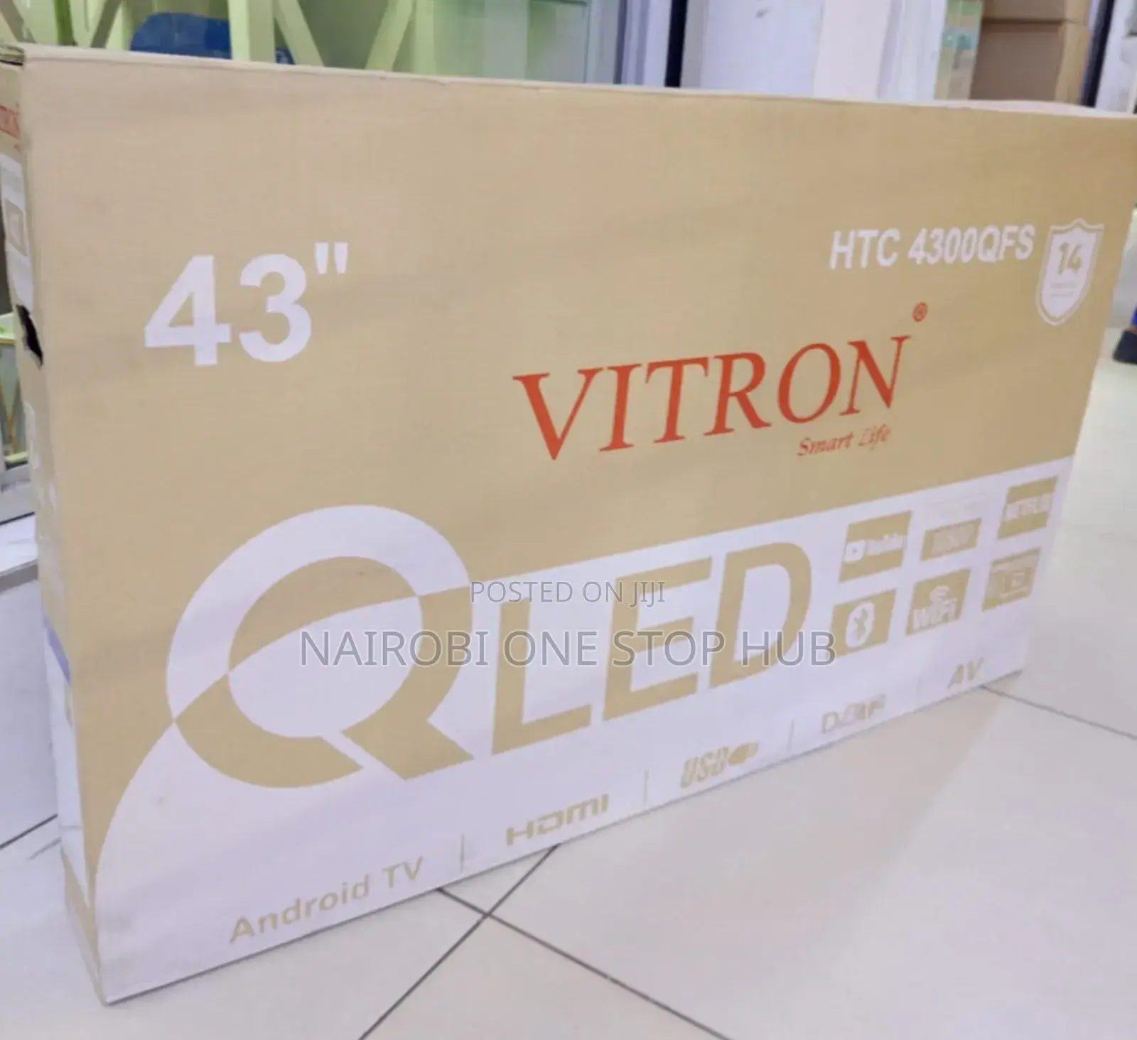 Vitron 43 Inch Qled Smart Tv Htc4300qfs
