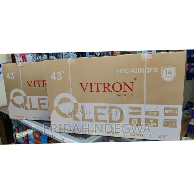 Vitron 43" Qled Smart Android Frameless - thumbnail 2
