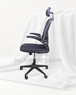Grey Ergonomic Office Chair — Back Support for Long Hours