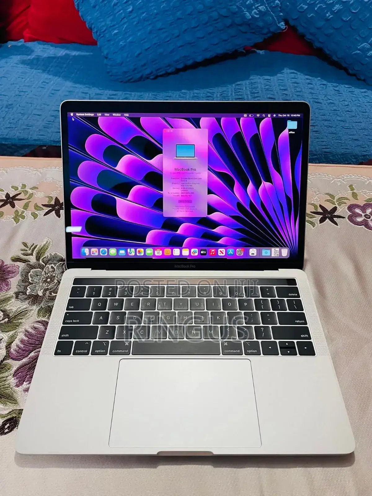 Laptop Apple MacBook Pro 2018 16GB Intel Core I5 SSD 256GB