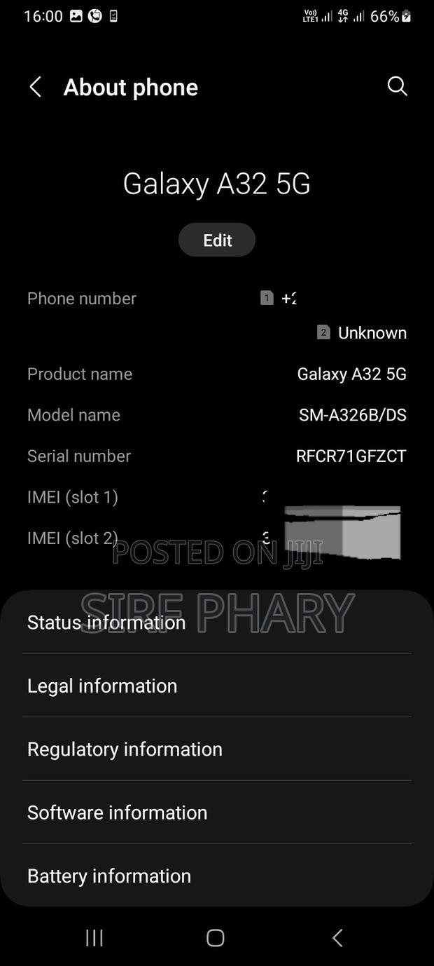 Samsung Galaxy A32 5G 128 GB White - thumbnail 5