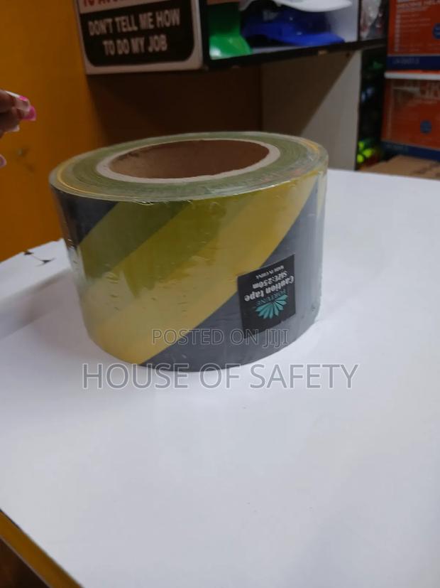Yellow And Black Caution Tapes