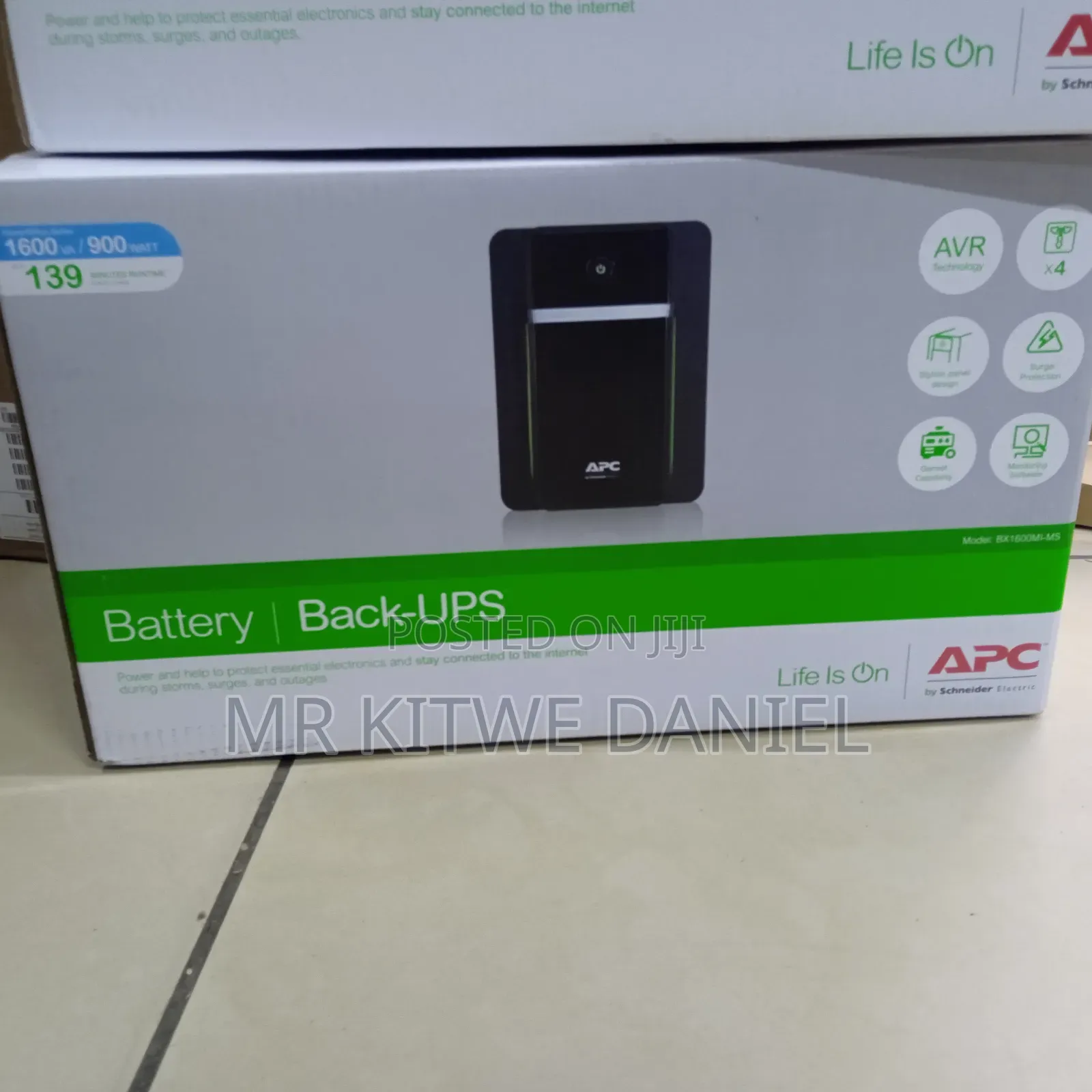 Apc 1600va Battery Backup Ups
