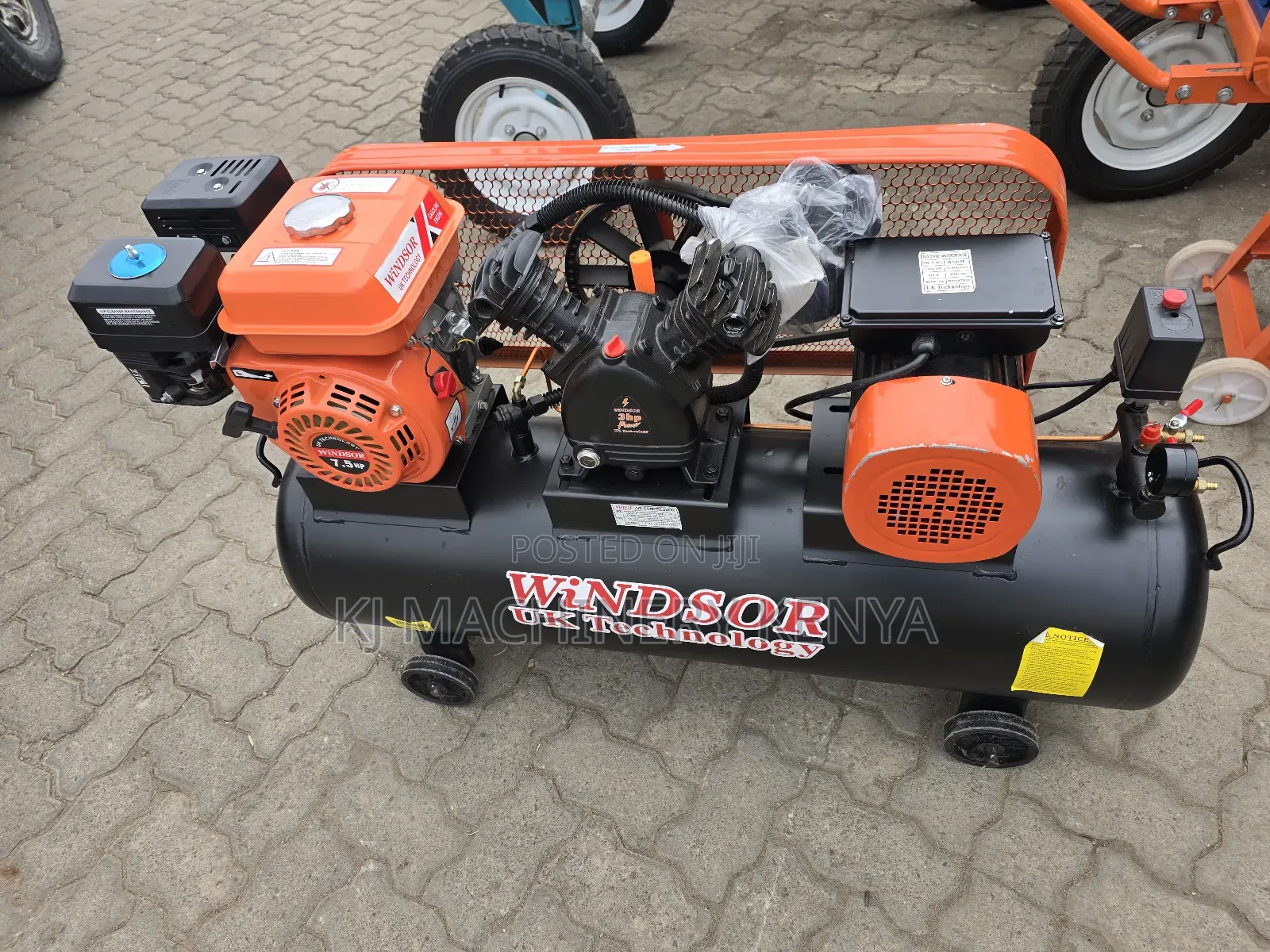 Windsor Dual-power Air Compressor(Petrol + Electric) | Uk Technology
