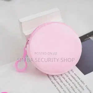 Pink Cute Women Pouch Hidden Wallet Keychain Keyholder Plush Gift Mini