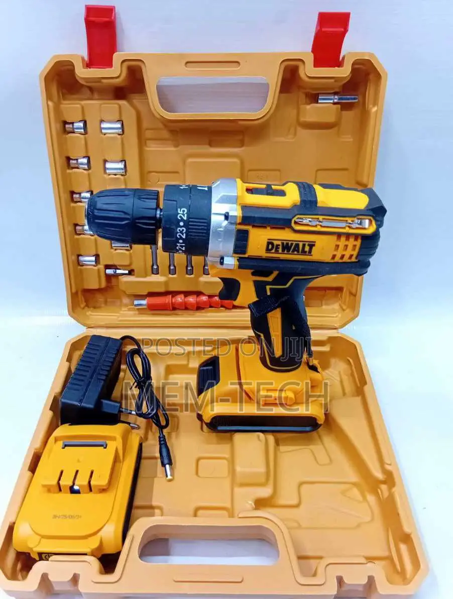 Powerful Complete Dewalt Cordless 36v Drill Set