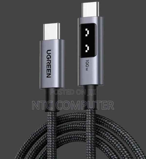 Ugreen Uno Robot Usb-C to Usb-C 100w Fast Charging 5a Cable 2m -L509