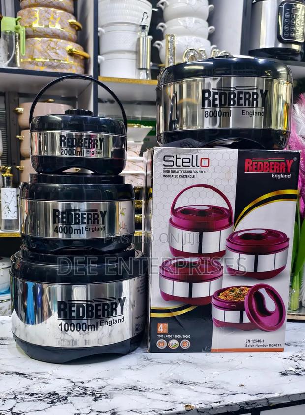 4pcs Stello Redberry Insulated Hotpot - thumbnail 2