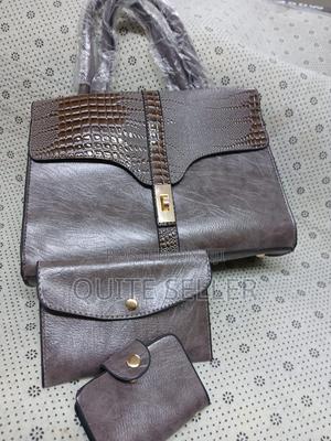 Ladies Strong Leather 3in1 Handbag - thumbnail 2