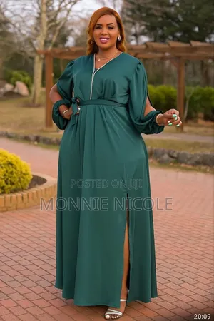 Turkish Maxi Green Dress