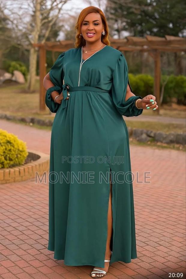Turkish Maxi Green Dress - main view