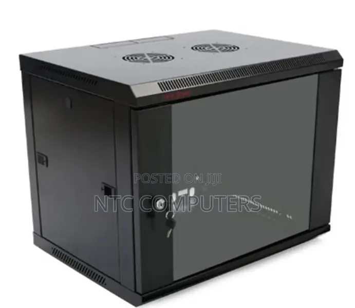 6u 600 X 450 Wall Mount Rack Cabinet, With Fan and .