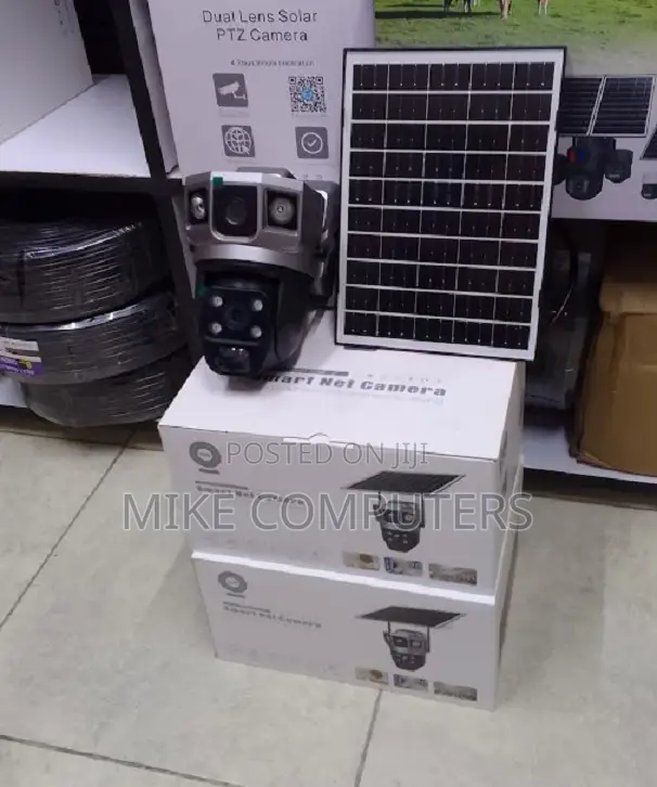 4g PTZ Solar CCTV Camera Solar 4g Dual View
