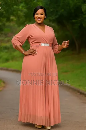 Classy Brown Maxi Dress