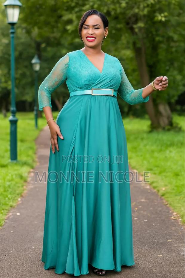 Classy Turkey Navy Blue Gowns - thumbnail 3