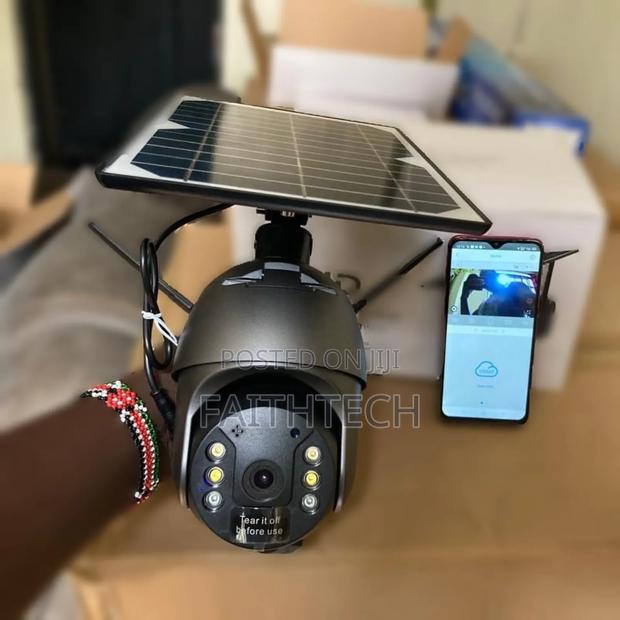 Ubox Solar Powered Single PTZ Camera - main view