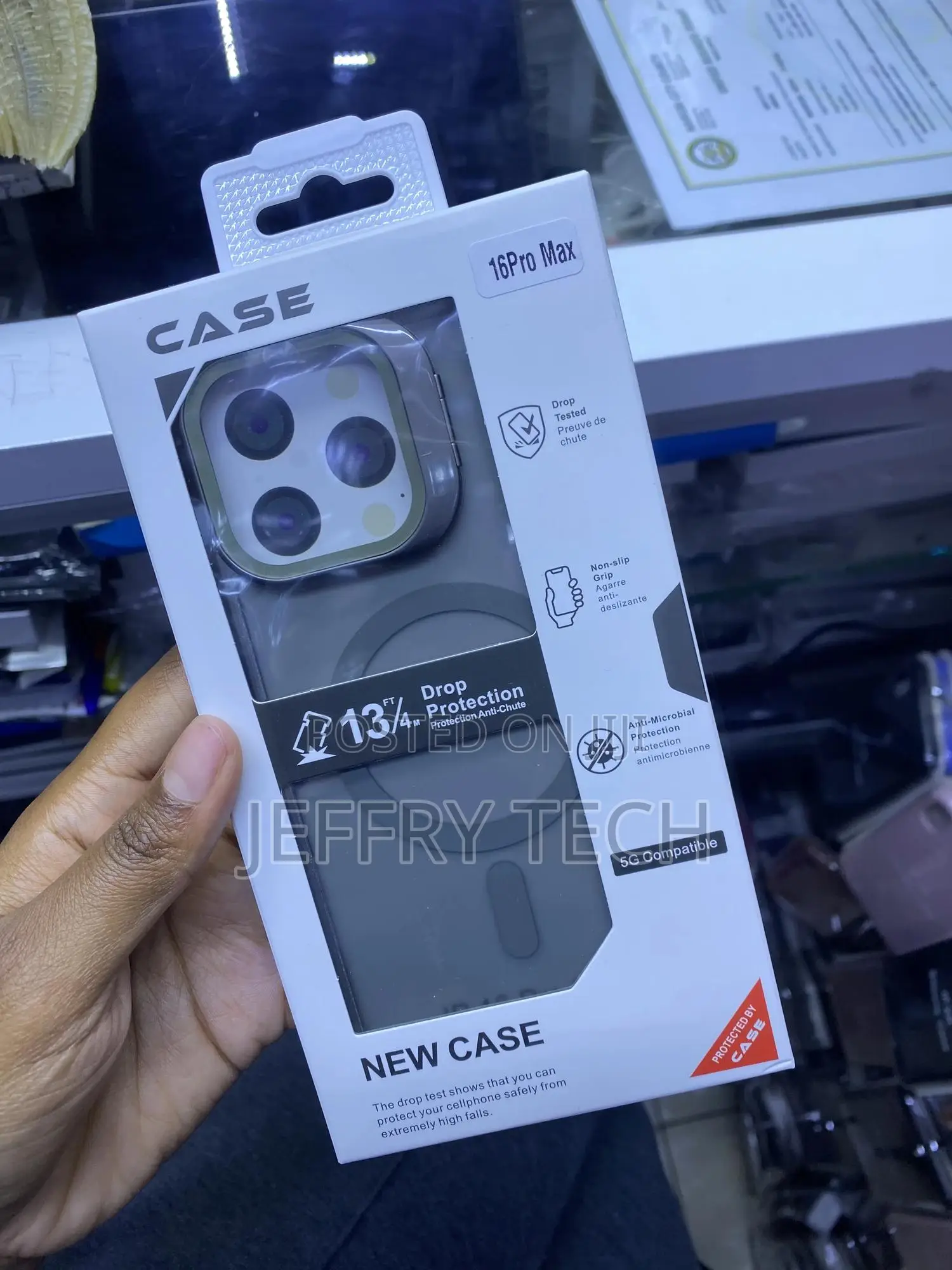 Lisheng Translucent Matte Magnetic for iPhone 16 Pro Max Case
