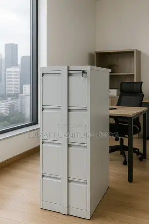 Metal Filing Cabinet With Security Bar