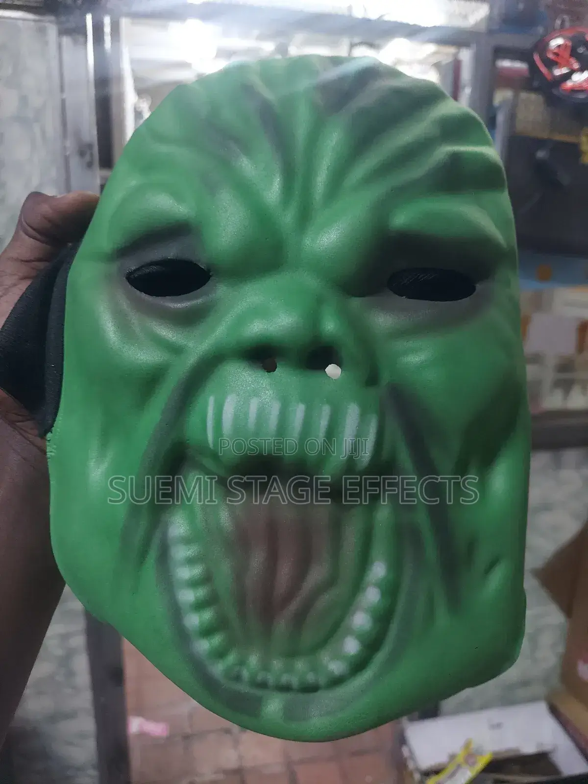  Hulk Themed Halloween Face Mask – Smash the Party Look!