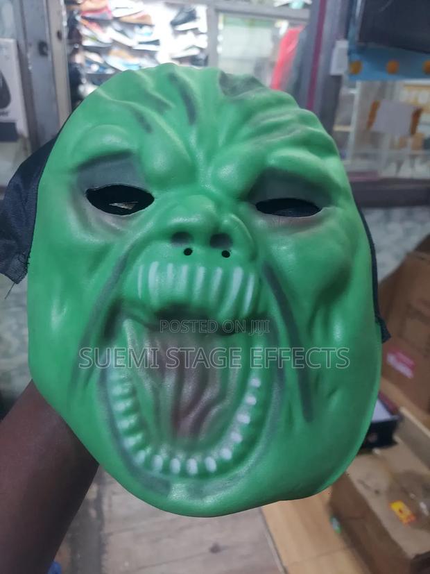 Hulk Themed Halloween Face Mask – Smash the Party Look! - thumbnail 3
