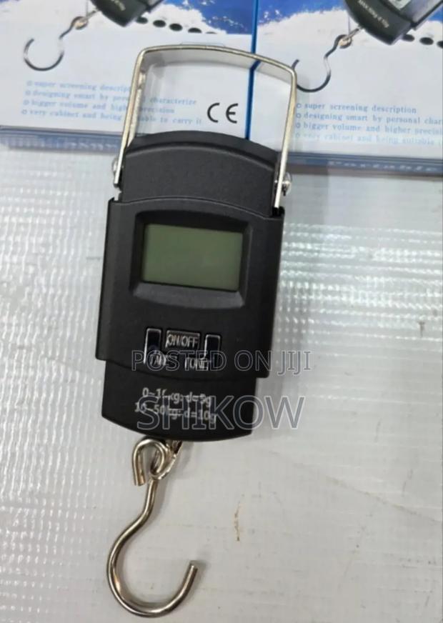 Portable Electronic Scale - Black - main view