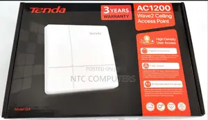 Tenda I24 Ac1200 Dual Band Ceiling Mount Wireless Access Point