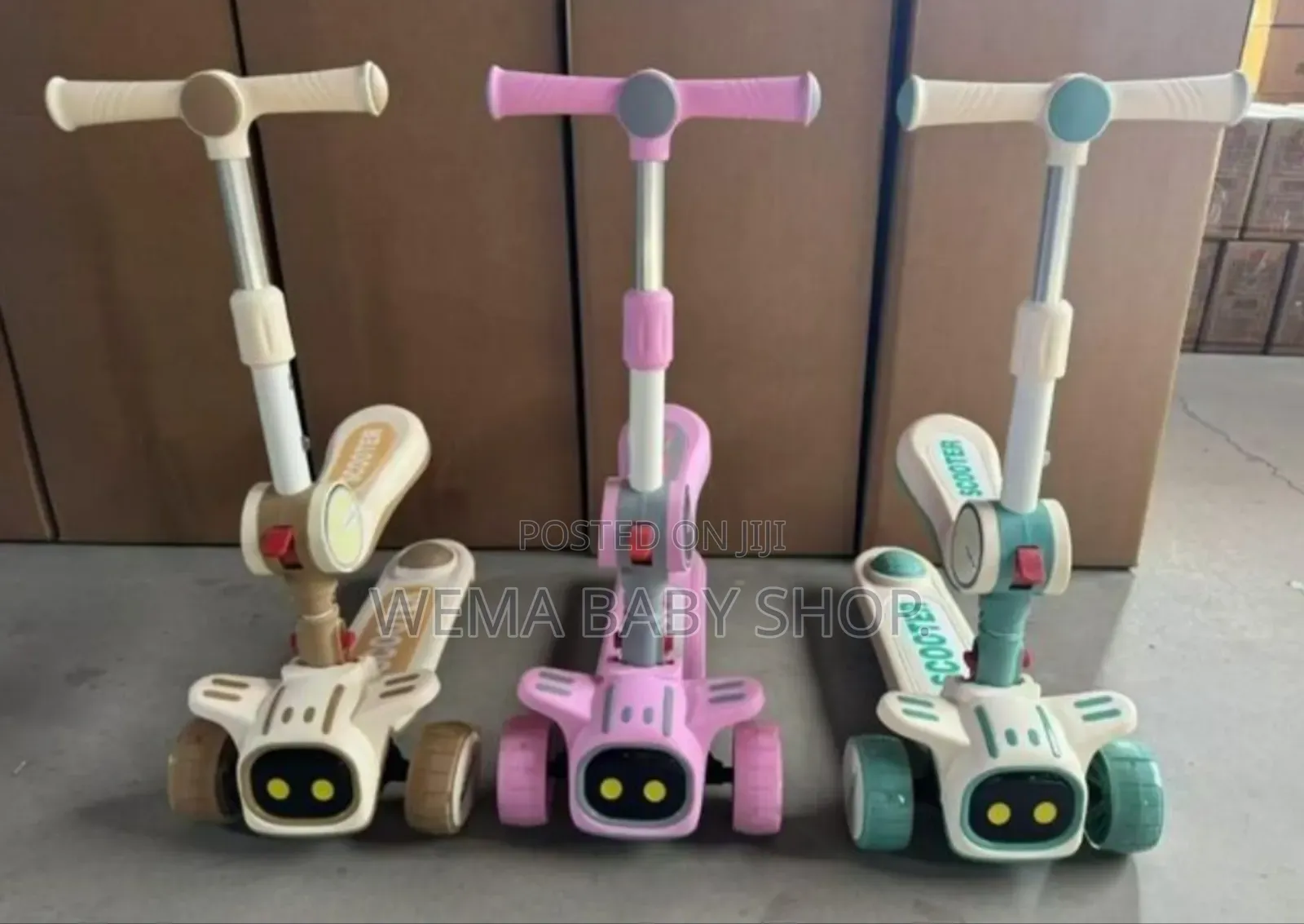 Kids 2-in-1 Convertible Scooter