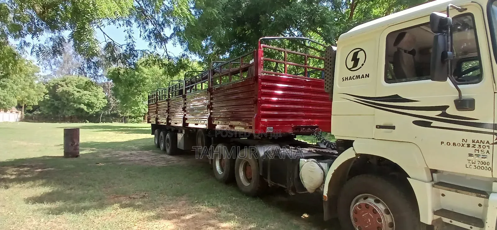Truck Shacman and Transtrailer