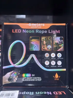 5m Led Neon Rope Light – Music Sync, App Remote Control