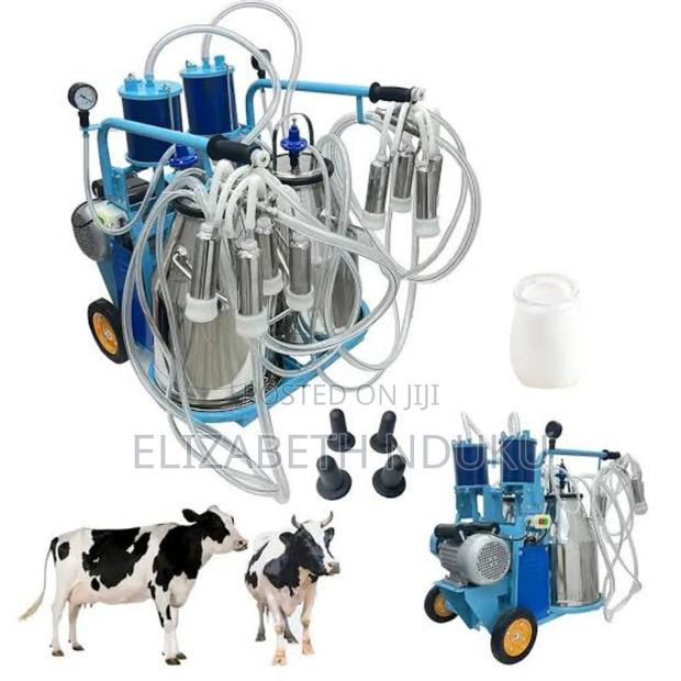 Automatic Shut-Off Dual Drum Milking Machine