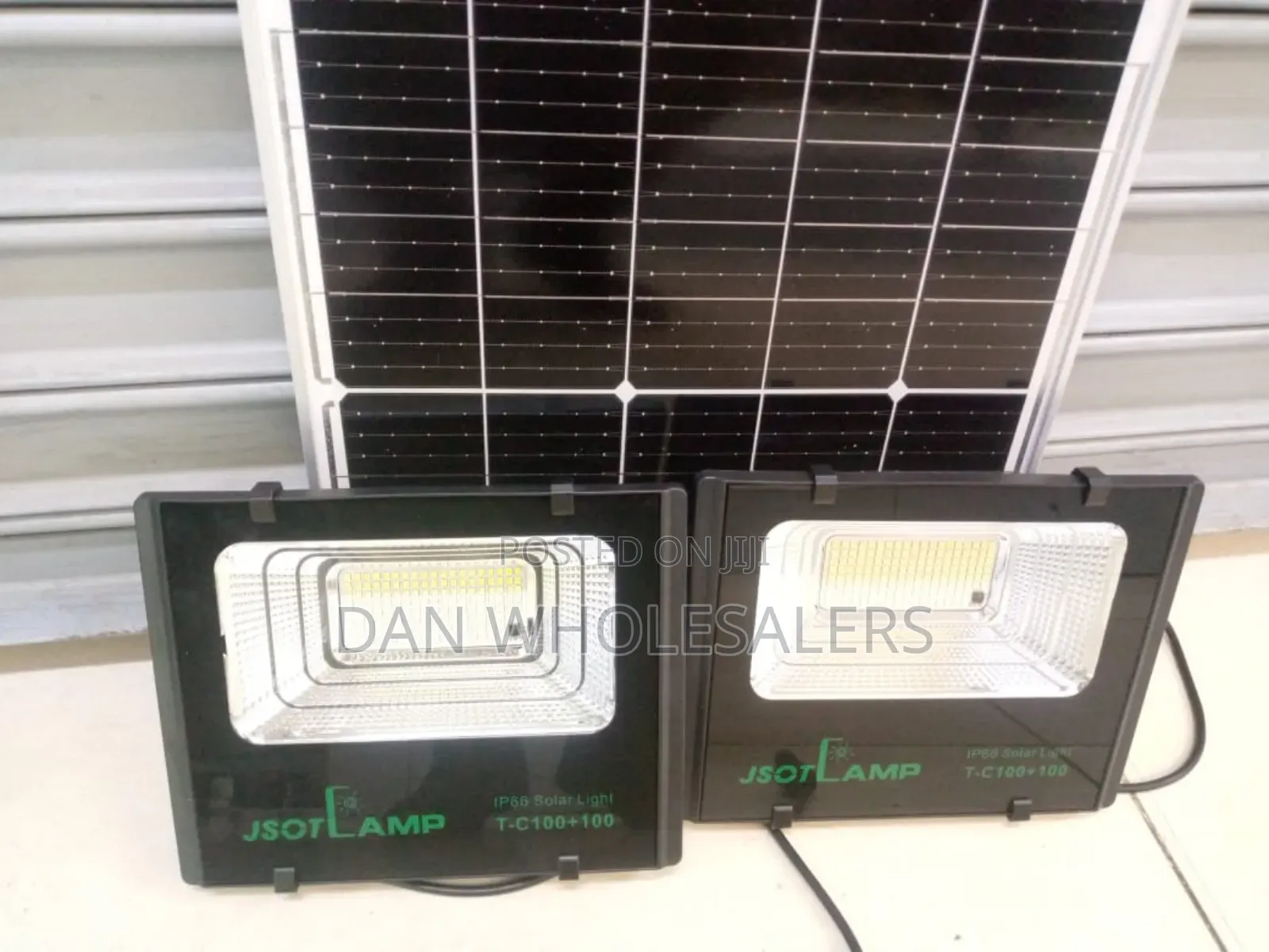 Jsotlamp Solar Lighting: 25w Panel and 100w Leds