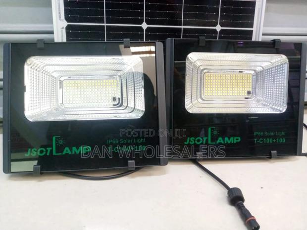 Jsotlamp Solar 25w Panel With High-Output 100w Lights