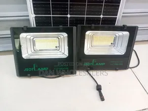 Jsotlamp Solar Kit: 25w Panel 2x 100w Led Floods