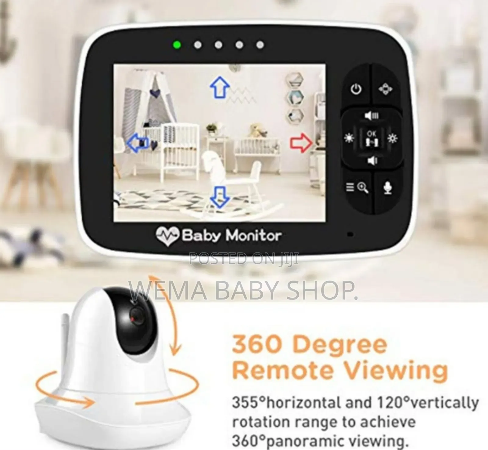 2 Way Baby Video Monitor