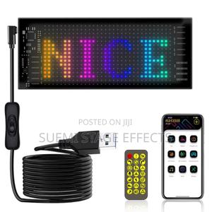RGB Car Led Matrix Panel 16×64 – Animated Eyes, App Remote - thumbnail 2