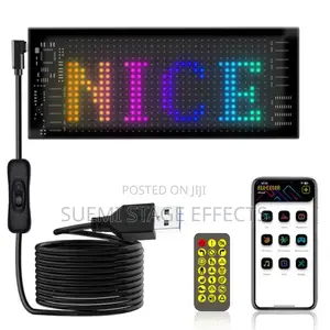 RGB Car Led Matrix Panel 16×64 – Animated Eyes, App Remote