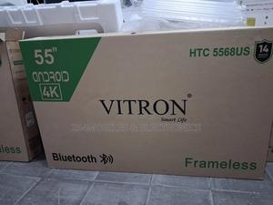 Vitron 55 Inch Smart Tv Android 12 Htc5568us Uhd With Bluetooth - main view