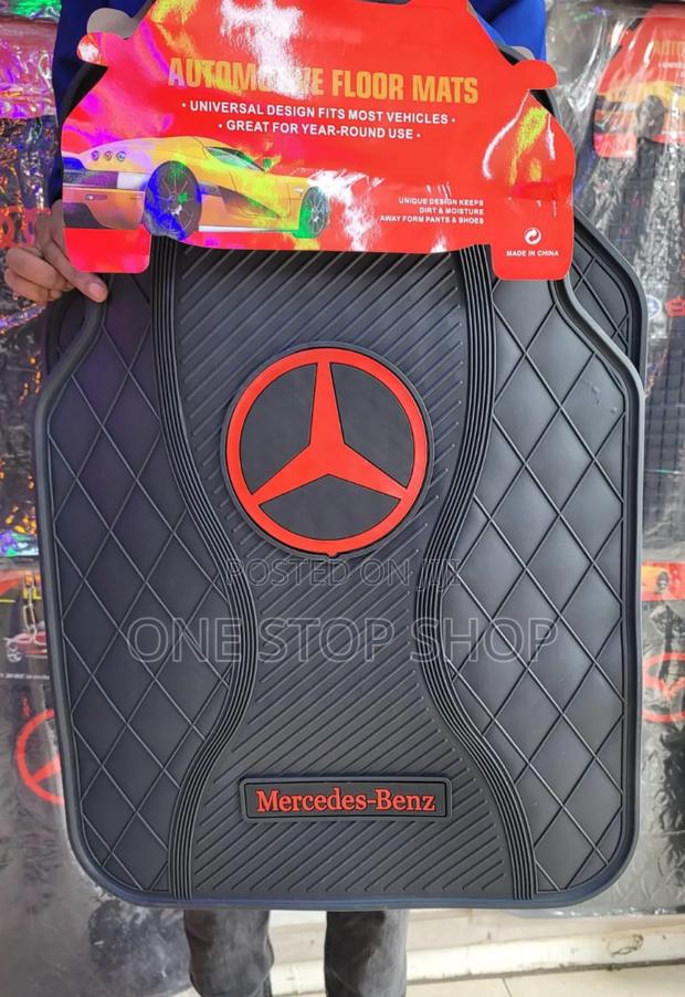 Mercedes Rubber Carpet Liner Mats 5pcs - main view