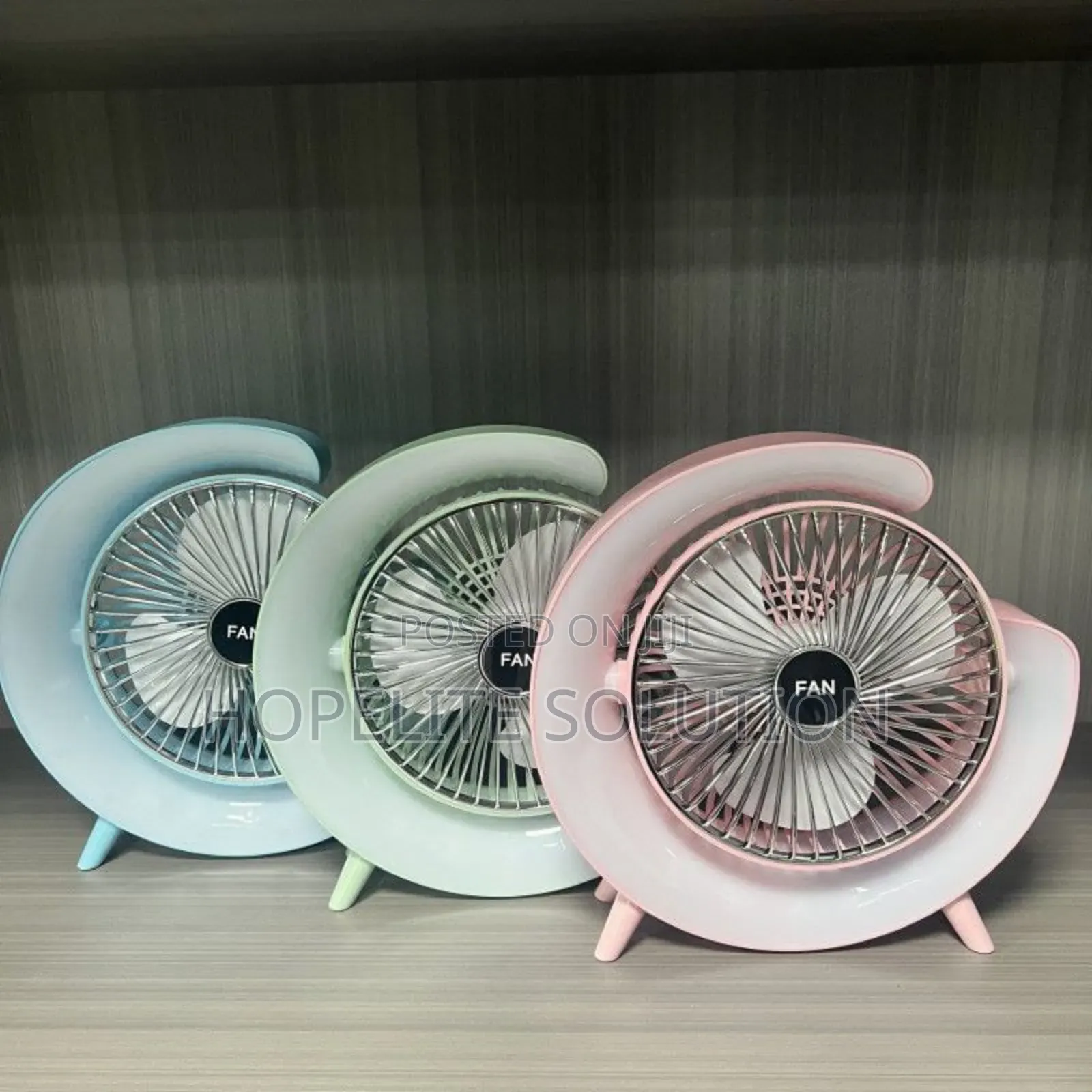 Portable Rechargeable Desktop Fan